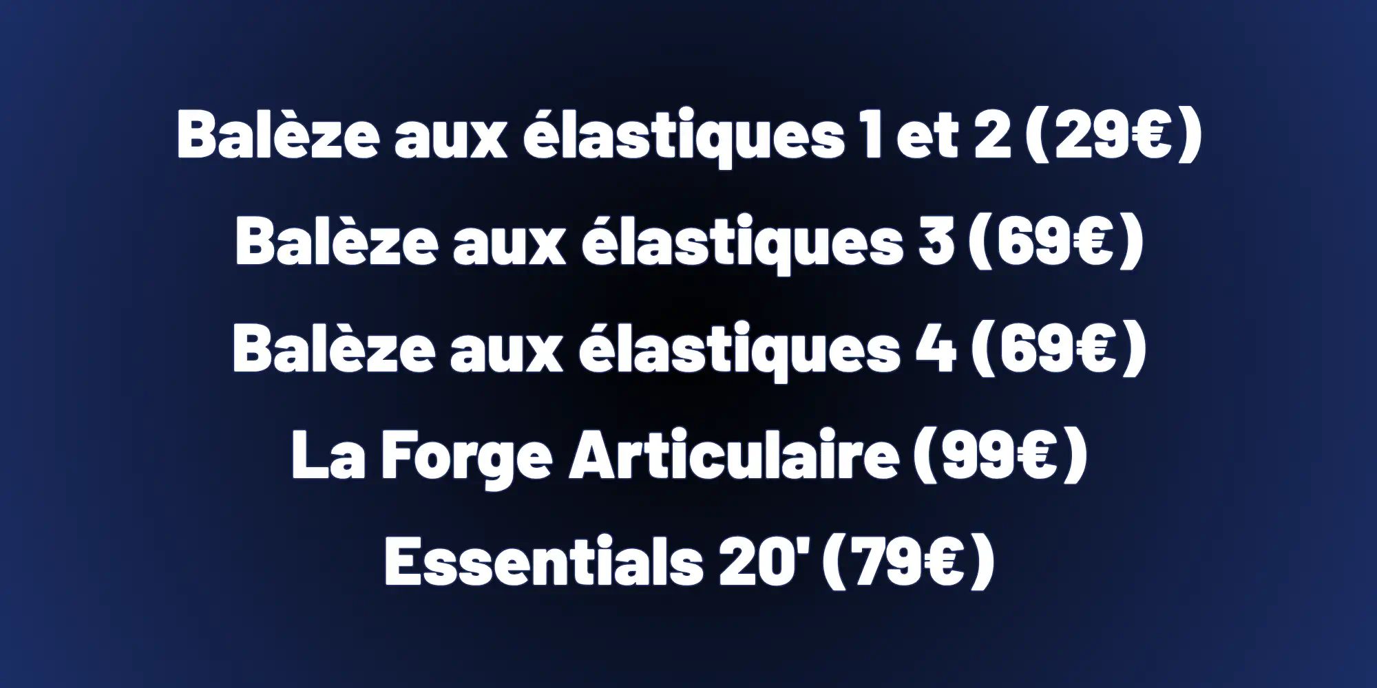 BALÈZE AUX ELASTIQUES