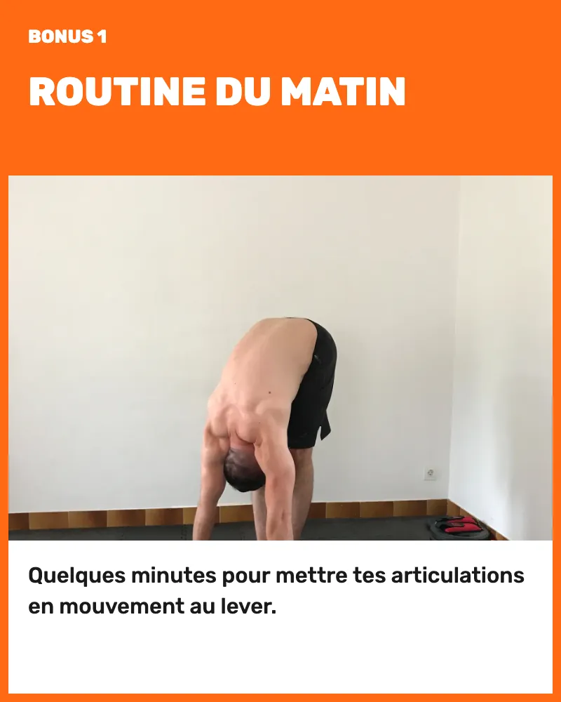 Bonus 1, routine du matin