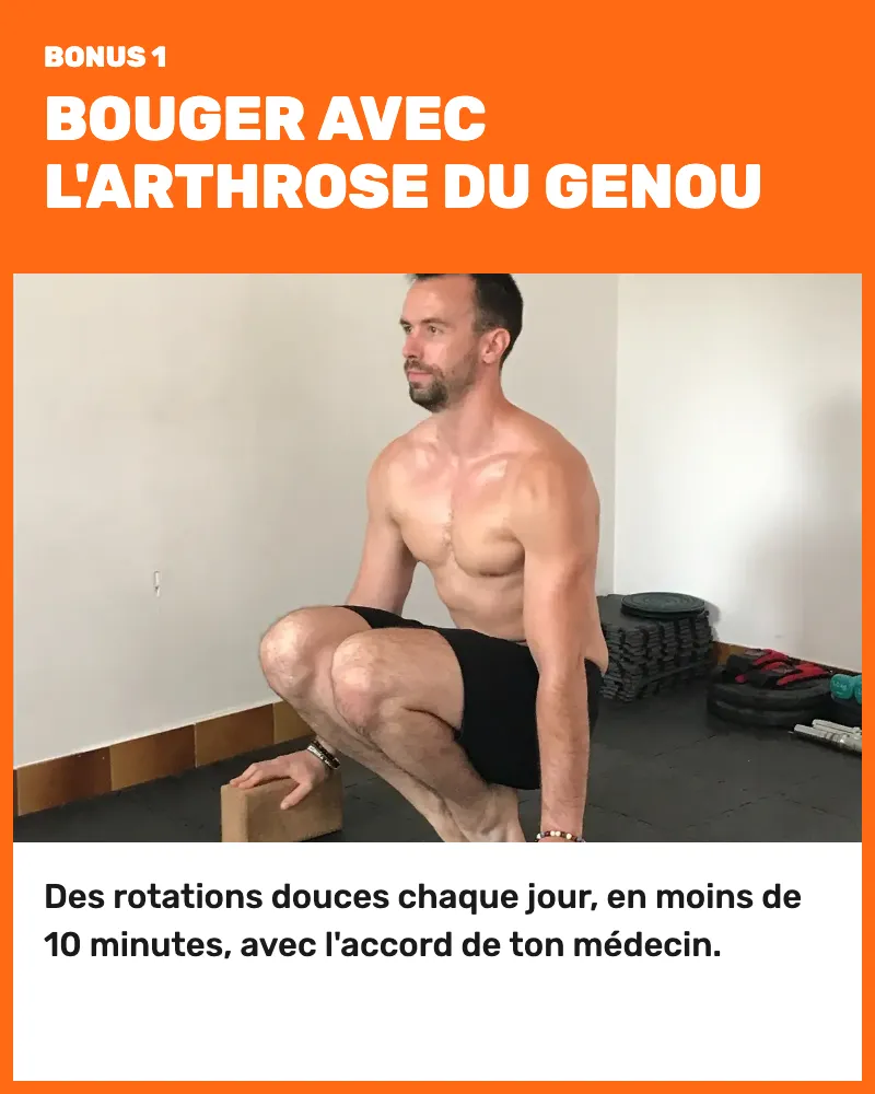 Bonus 1, bouger avec l'arthrose du genou