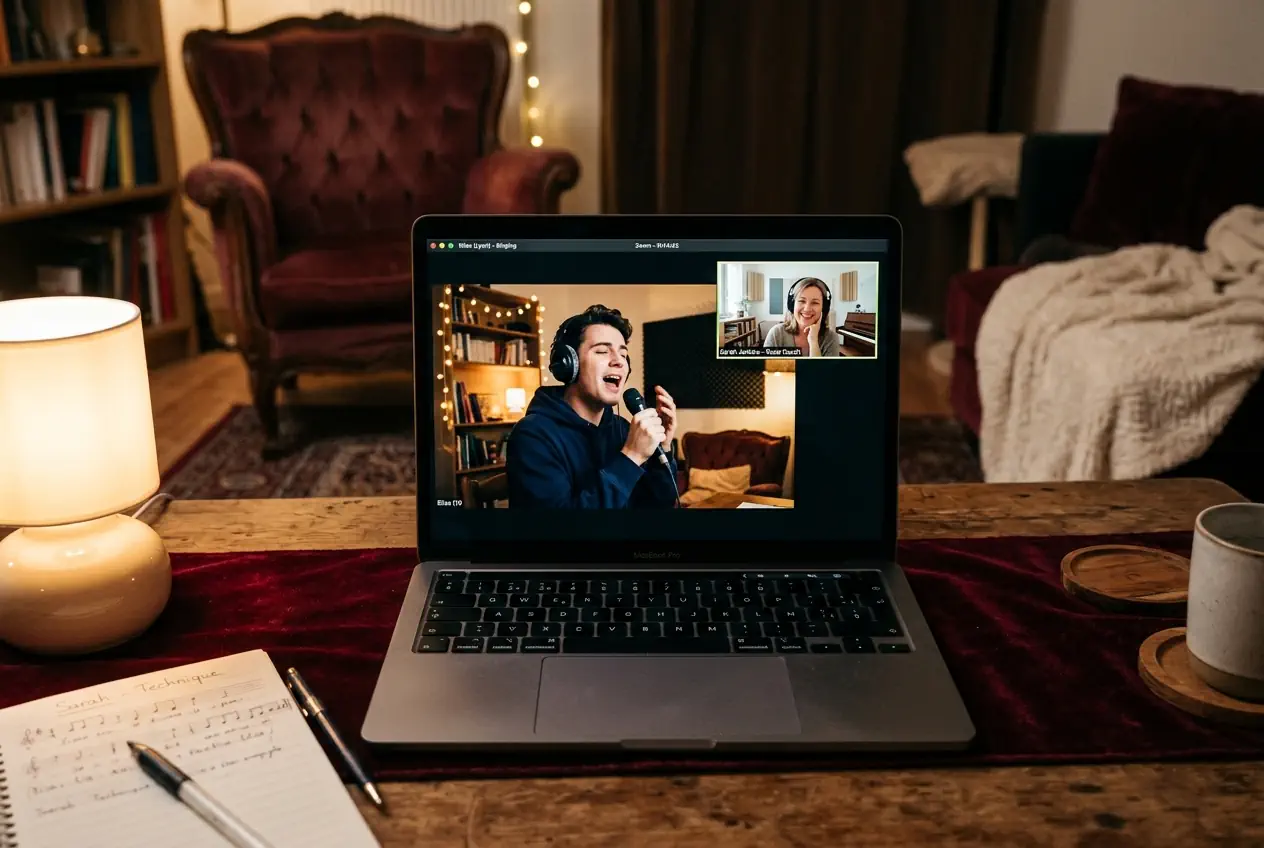 Visio de coaching vocal