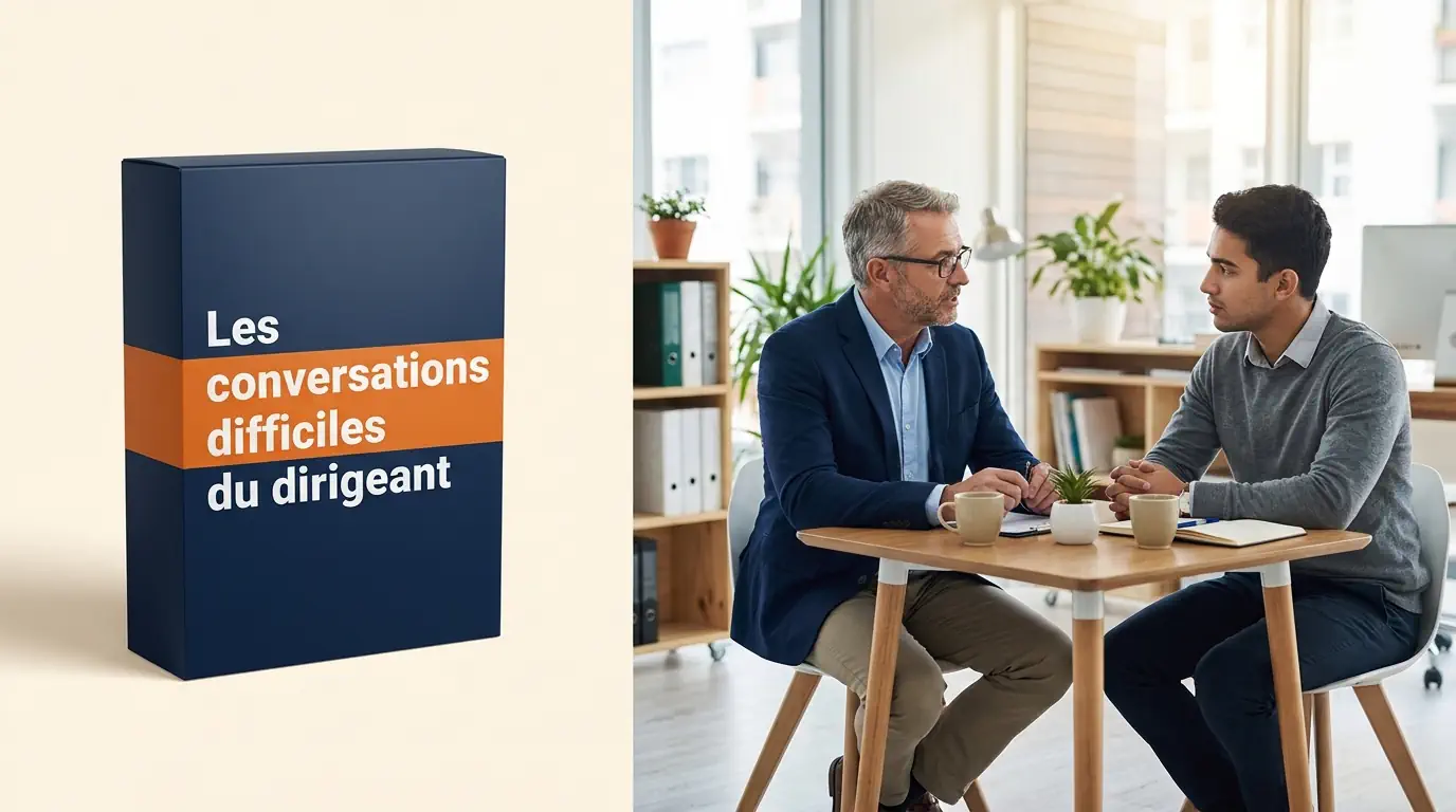 Coffret du guide gratuit Les conversations difficiles du dirigeant