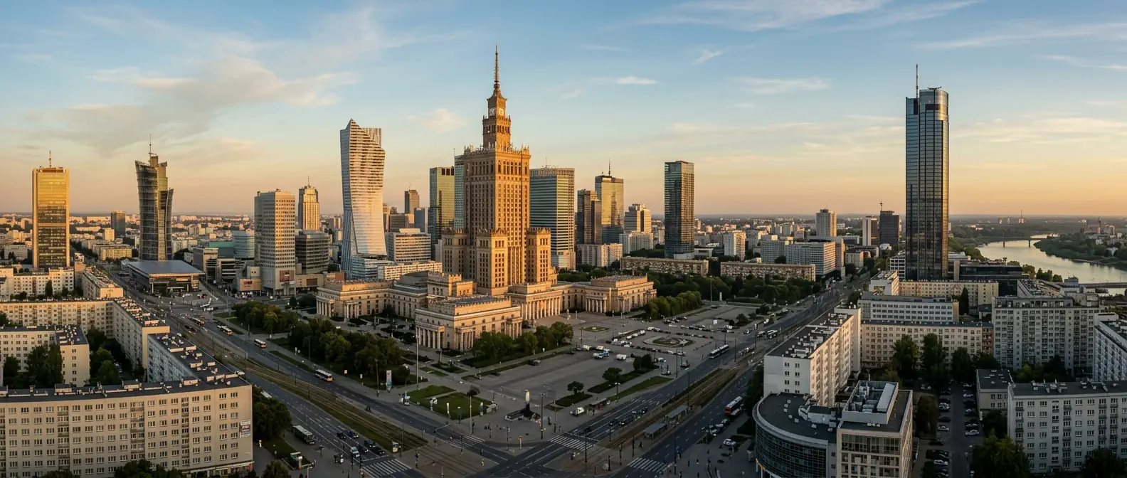Quartier d'affaires de Varsovie, symbole de l'investissement en Pologne