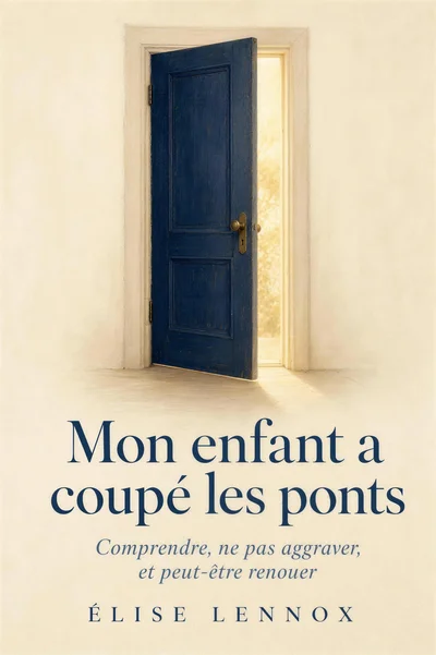 Couverture du livre « Mon enfant a coupé les ponts » d'Élise Lennox