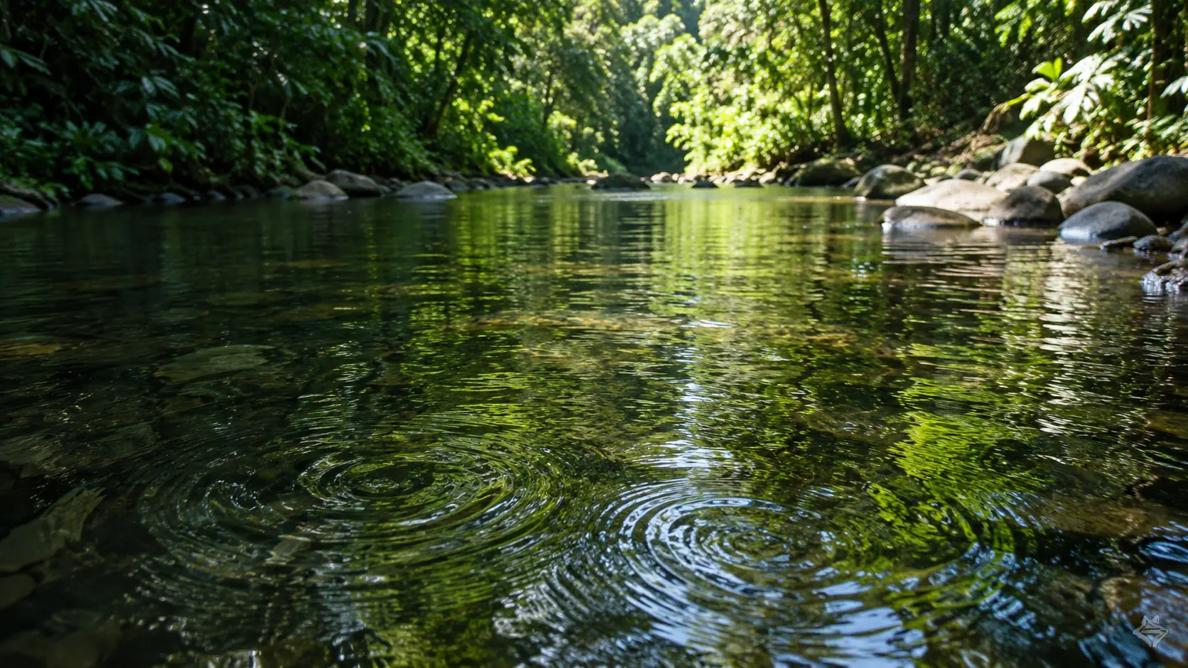 Chemin humide en forêt tropicale de Guadeloupe, la marche courte qui vide le verre