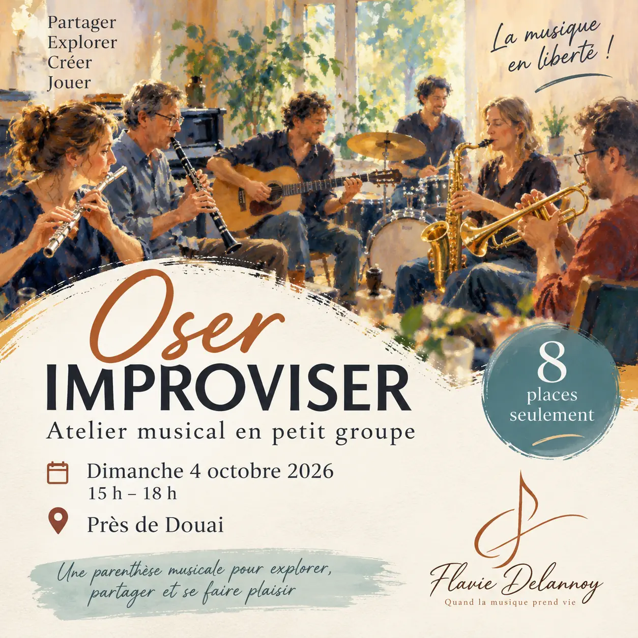 flyer Oser improviser