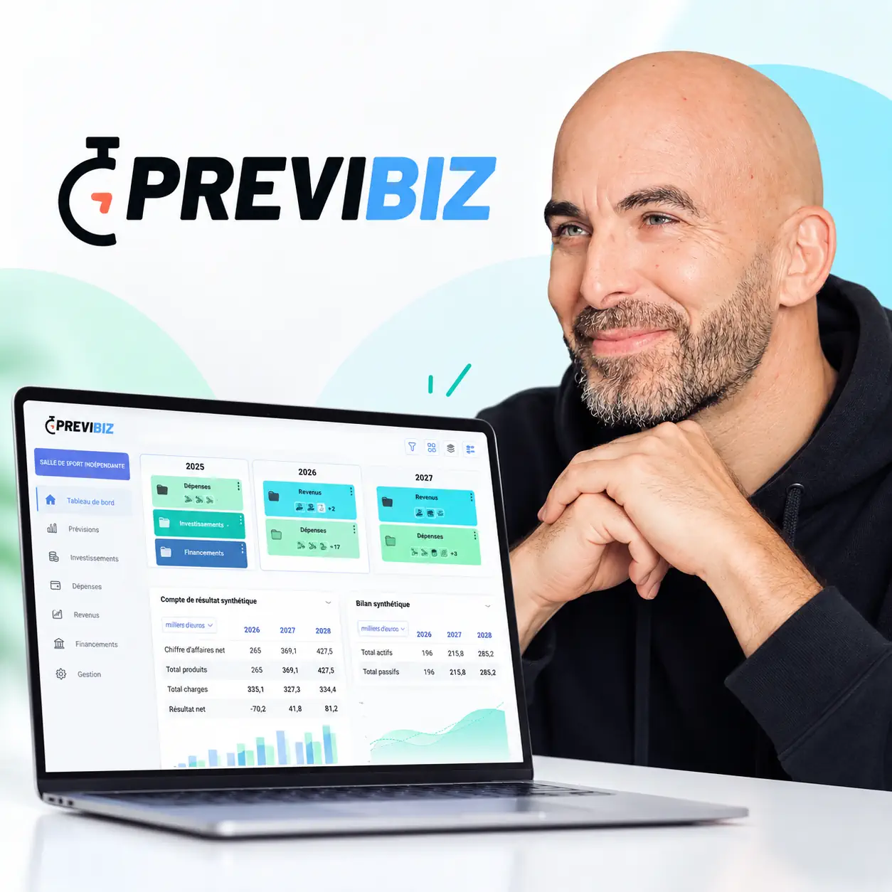 Dirigeante consultant sereinement ses indicateurs financiers