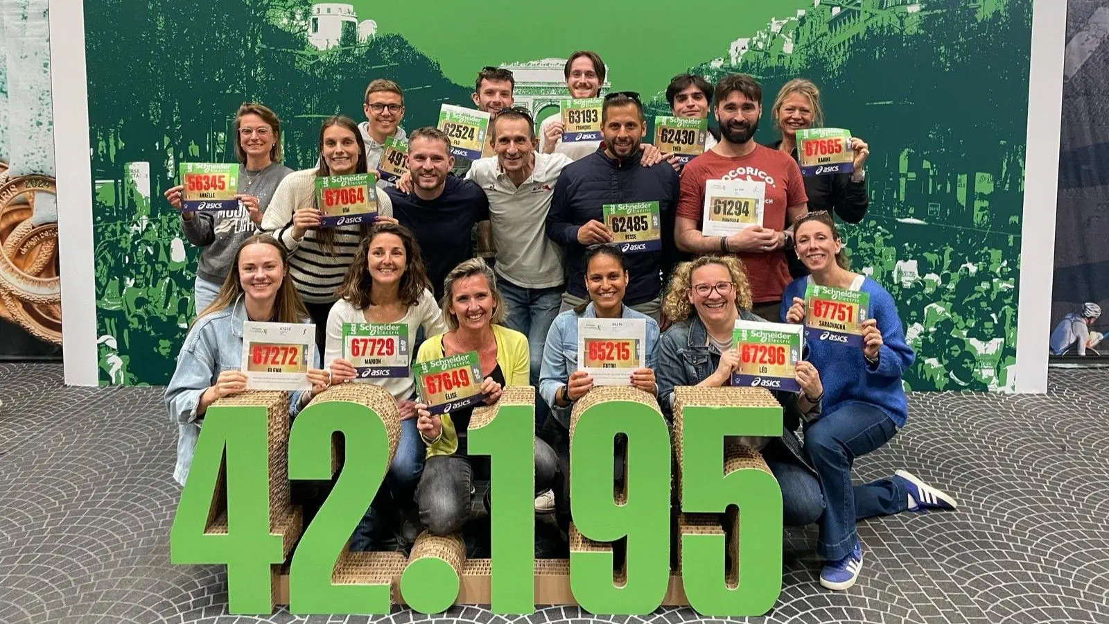 Matthieu Hisleur, coach running, pendant un marathon