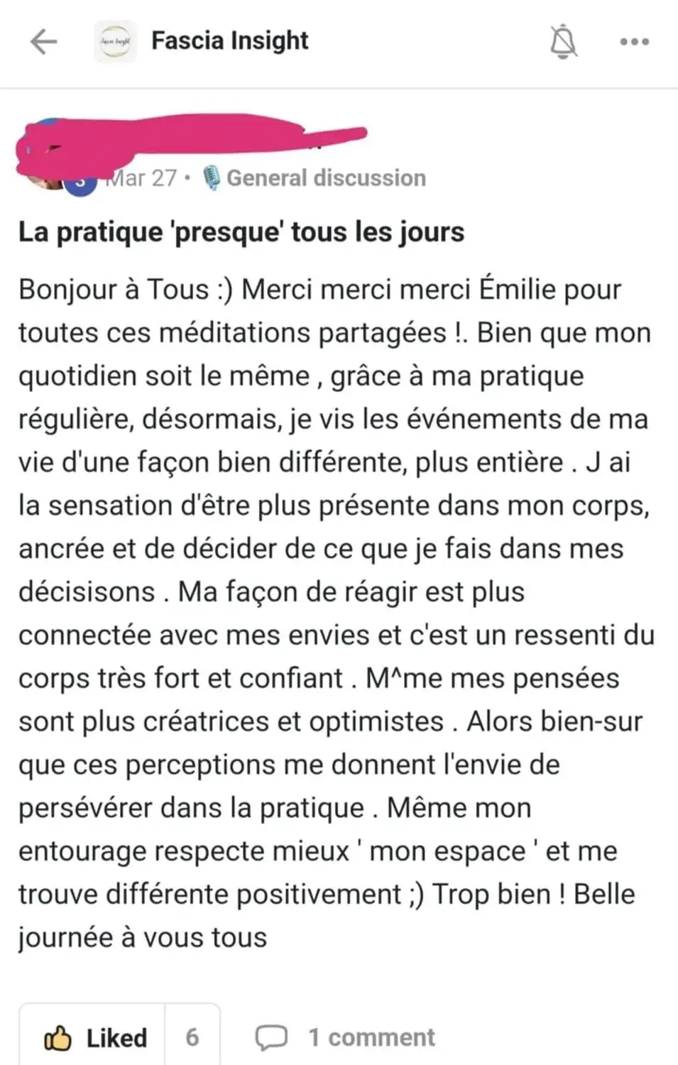 Témoignage
